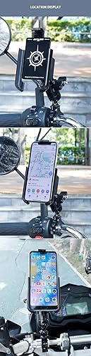 Miniatura 9 de GUB P50 Bicicleta y Motocicleta Universal Bicicleta Manillar Teléfono Soporte Ajustable Soporte de Teléfono