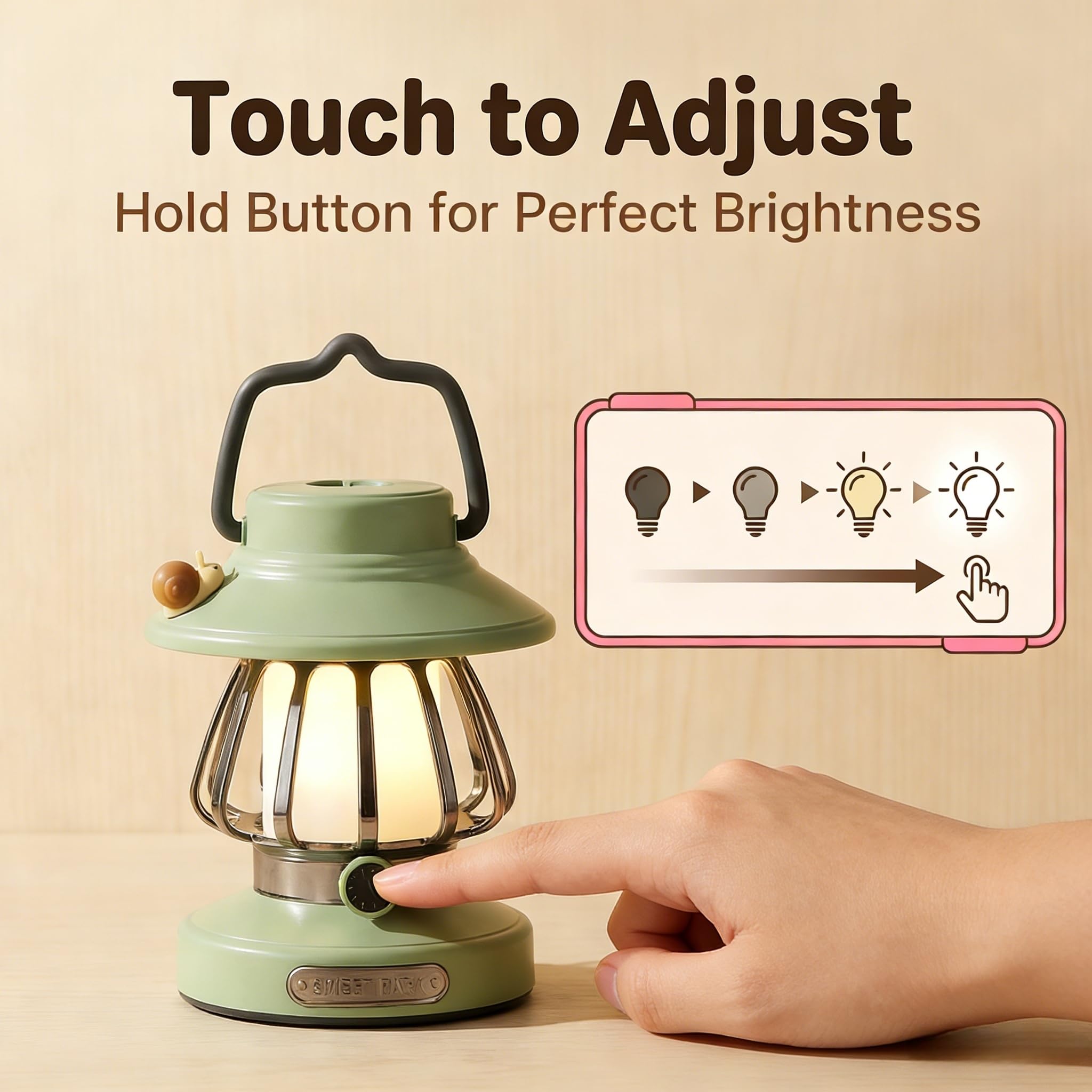 Ensemble d'éclairage de camping pour parents et enfants, lanterne pour enfants et lampe frontale rechargeable avec détecteur de mouvement USB-C chargement, équipement de randonnée mains libres pour