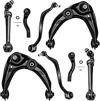 Vista 1402 de Detroit Axle - Kit de suspensión frontal de 8 piezas para Dodge Journey 2009-2015, 2 brazos de control inferiores, 2 rótulas, 2 varillas