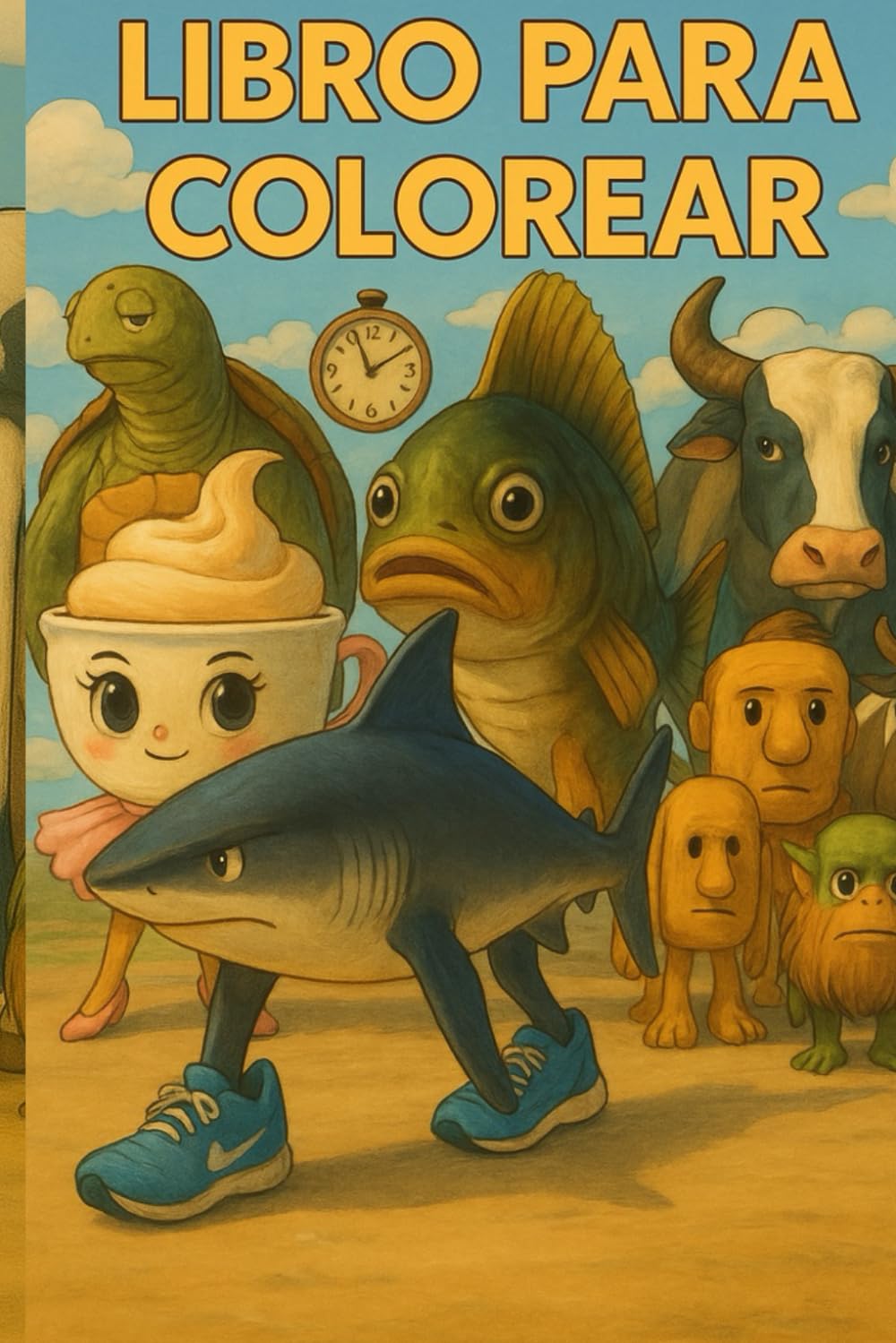 LIBRO PARA COLOREAR: ESTILO BRAINROT ITALIANO (COLORÍSIMO) (Spanish Edition)