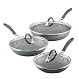 A1 Series with ScratchDefense Technology Nonstick Induction, Frying Pans/Skillets with Lids, Metal Utensil Safe, Skillet Set w/Lid (8.5