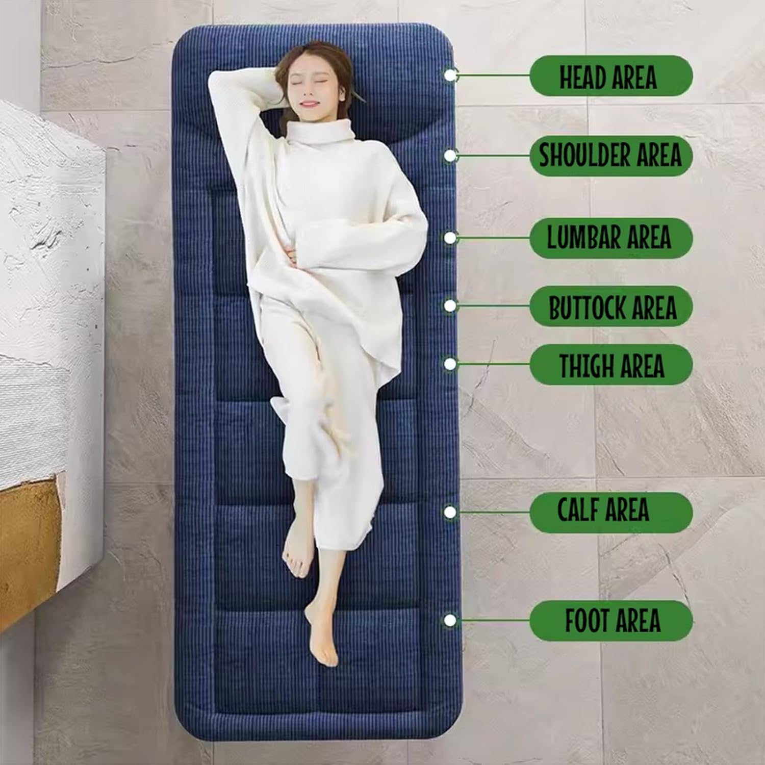 Folding Camping Cot for Adults, 5-Position Heavy Duty Sleeping Cots, Outdoor Lounge Chair Sleeping Cots Bed, Camping Cots for Home Office Travel Beach (Color : A), 610038