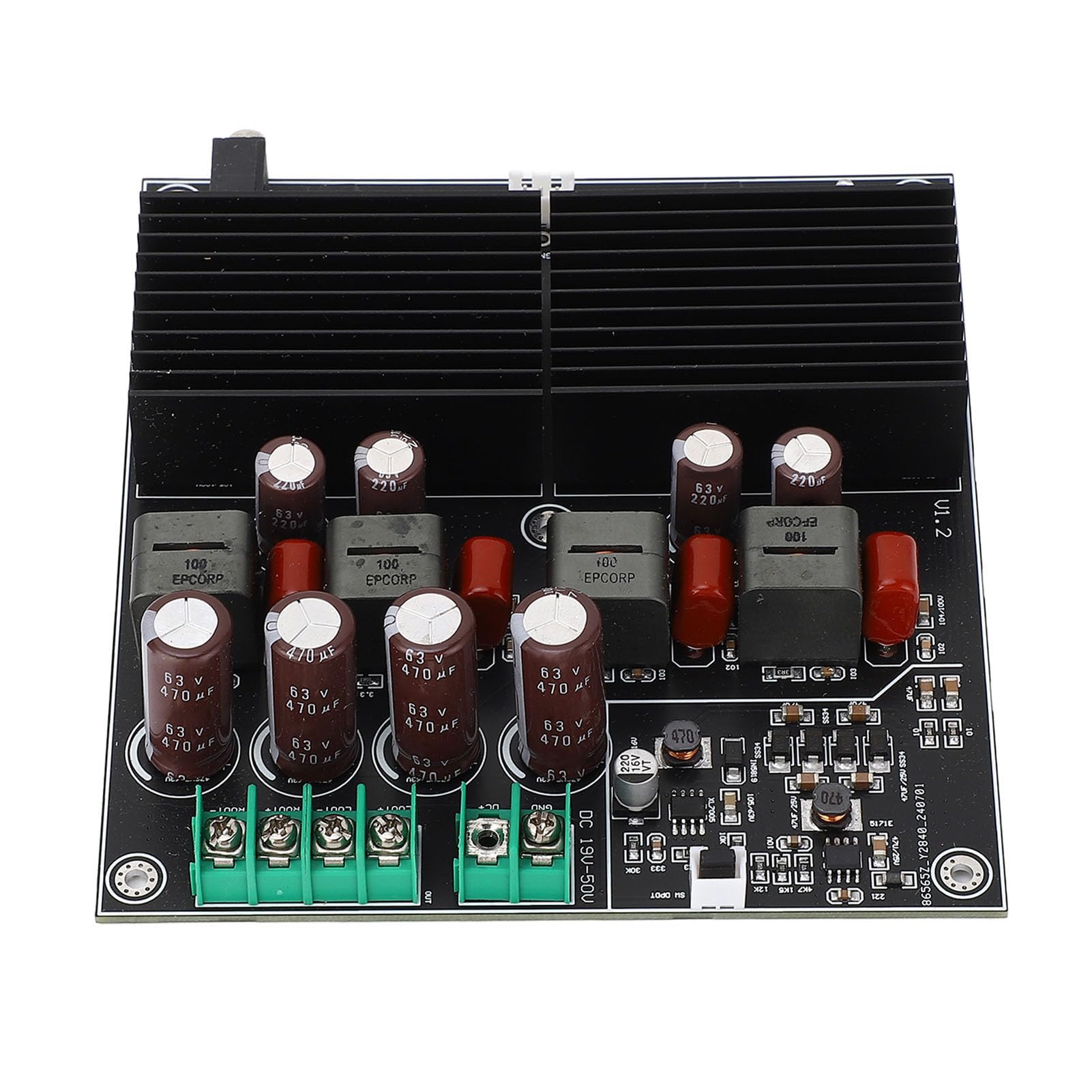 Scheda Amplificatore di Potenza Classe D TPA3255 a 2 Canali 600W+600W, Modulo Amplificatore Audio Digitale per Varie Apparecchiature Audio