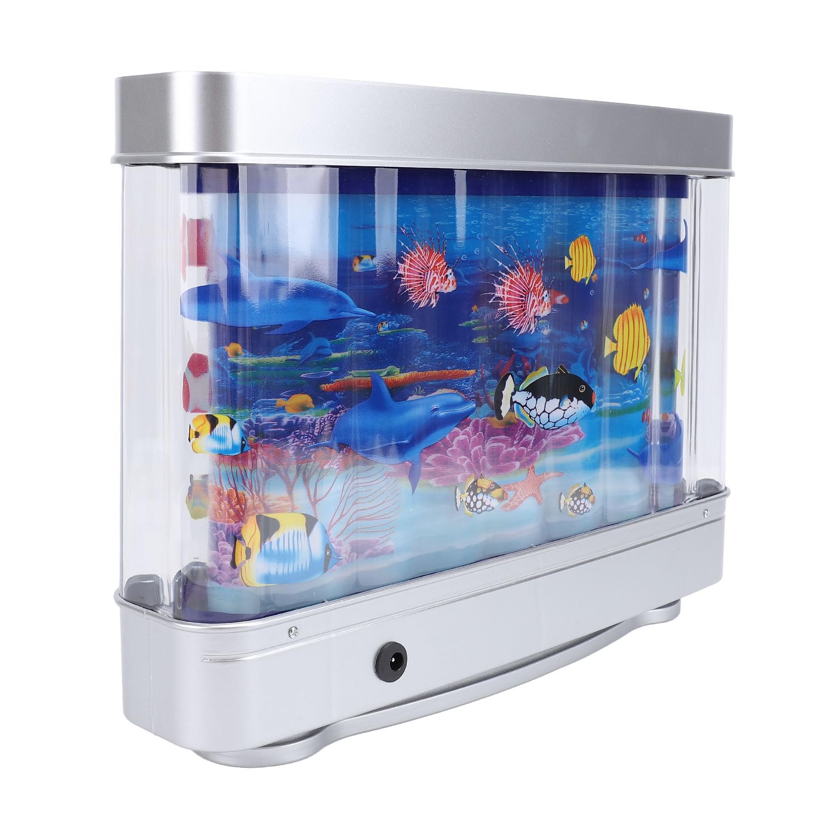 Faux Aquarium de Poissons Tropicaux Artificiels, Lampe Décorative, Lampe D'Aquarium, Aquarium pour bébé, Aquarium pour Enfants, Mini Aquarium Sensoriel, Veilleuse avec Poissons