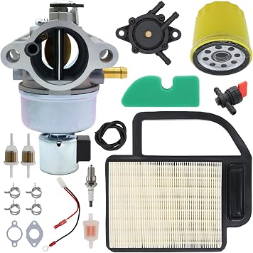 20 853 33-S Carburetor for Kohler SV600 SV470 SV471 SV480 SV530 SV540 SV541 SV590 SV591 SV601 SV610 SV620 Engine Lawn Mower Tractor 20 083 02-S 52 050 02-S Oil Filter Kit