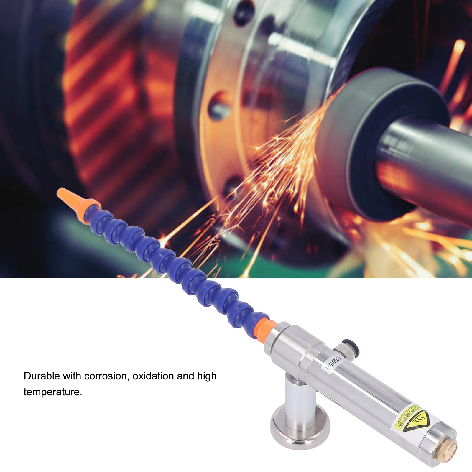 Zerodis Enfriador de Vórtice de Enfriamiento Rápido, Tubo de Aire Seco, Herramienta de Soldadura de Aleación de Aluminio, 650 BTU para Soldadura y Procesamiento de Metales