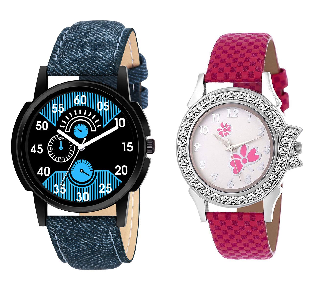 RPS FASHION WITH DEVICE OF R Analogue Mens Watch (Multicolour Dial Multicolored Strap) (Pack of 2) (B0851FLP39) Amazon Price History, Amazon Price Tracker