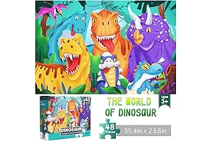 Jumbo Floor Puzzle for Kids Dinosaur Jigsaw