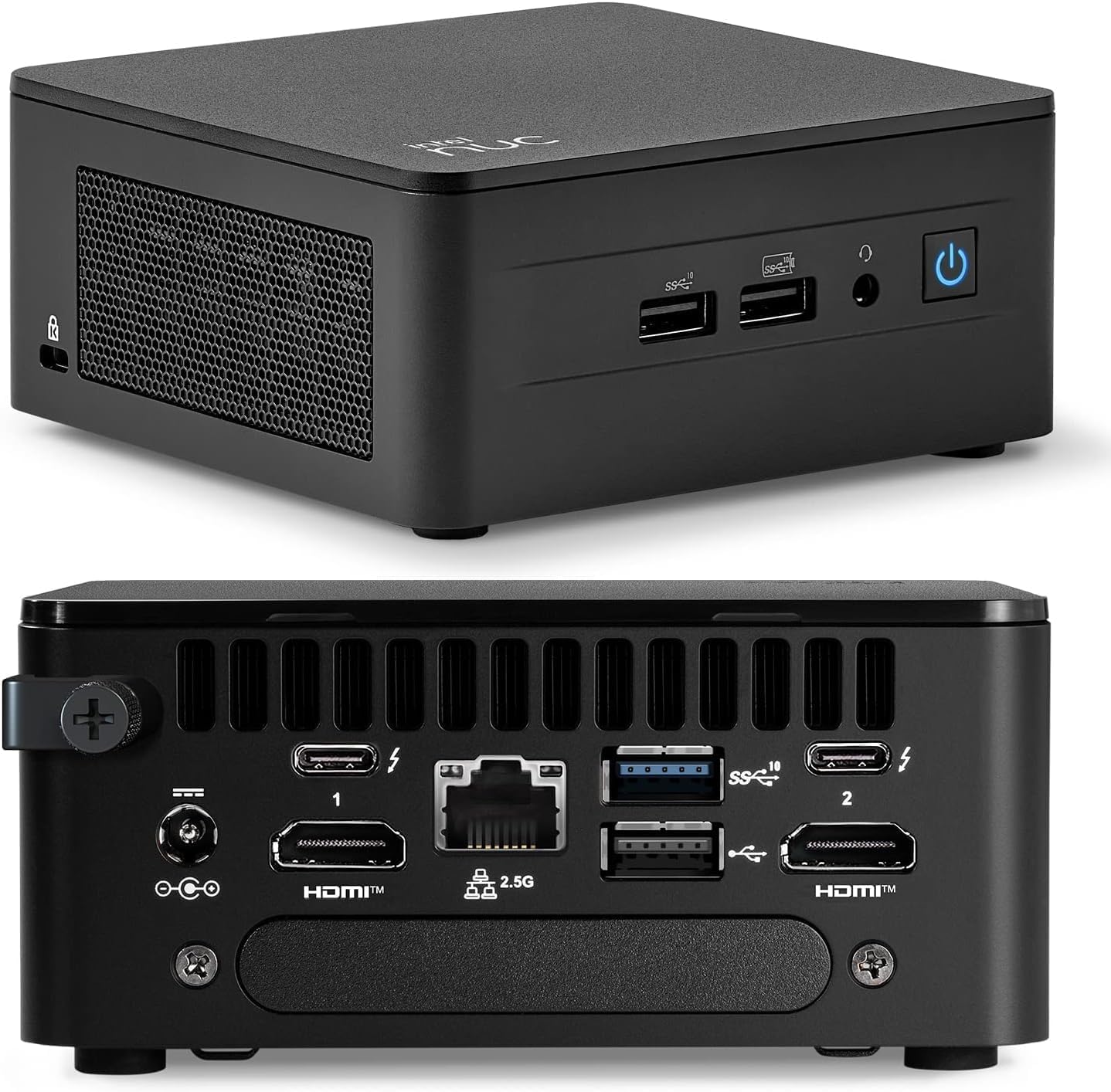 ASUS NUC 13 Pro Tall Mini PC Desktop, Intel Core i5-13420H (4.6GHz), 16GB RAM, 512GB PCIe SSD, Ultra-Quiet and Compact Design, 4K Quad Display, USB, HDMI, Thunderbolt, Wi-Fi 6E, Bluetooth, Win11 Pro