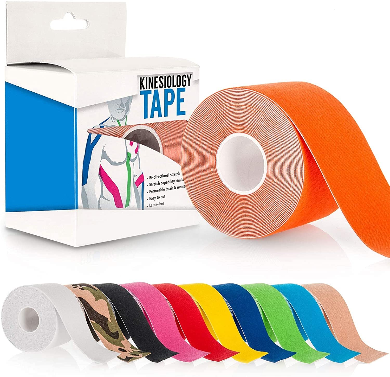 See full amazon price history chart for SKUDGEAR Kinesiology Tape Elastic Muscle Support Tape for Exercise, Sports & Injury Recovery (5cm x 5m) (Orange) SKUDGEAR Kinesiology Tape Elastic Muscle Support Tape for Exercise, Sports & Injury Recovery (5cm x 5m) (Orange) (B09BHQT5VV) Amazon Price History, Amazon Price Tracker
