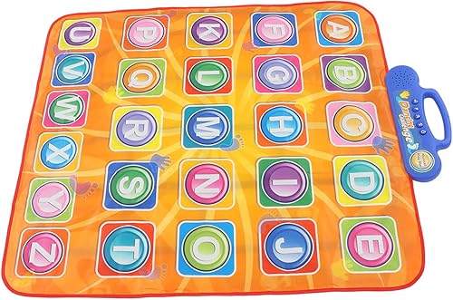 Miniatura 4 de TYTOGE Tapete de baile de juguetes de música, tapete de baile para niños y niñas, para el hogar, divertido volumen ajustable, almohadilla de baile