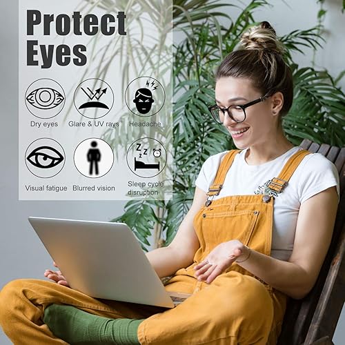 Miniatura 4 de The Fresh Gafas de bloqueo de luz azul, marco elegante, anti rayos azules, gafas de juego de computadora para hombres y mujeres