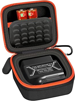 ANKHOH Case for BlueDriver Bluetooth Pro OBDII Scan Tool for iPhone Android | Compact Hard Shell, OBDII Scanner Storage, Travel Organizer, Bag Only, For Mechanics Garage & Road Trips, Full Black