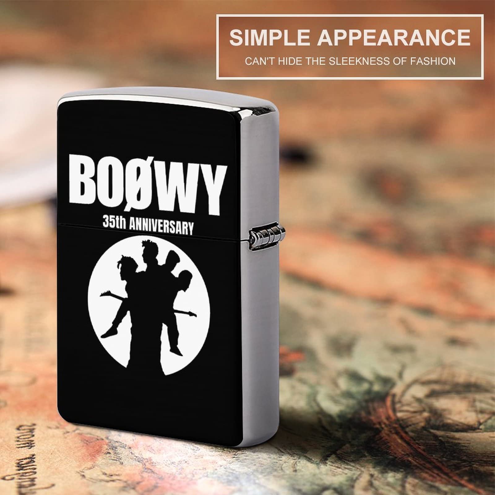 Amazon.co.jp: ライターケース ボウイ Boowy Boøwy ジッポライター