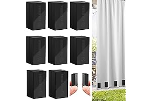 Magnetic Curtain Weights for Unwavering Outdoor Elegance