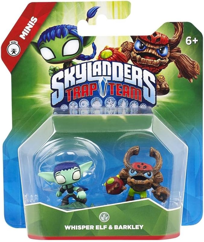 Skylanders - Trap Team Mini Figur: Whisper Elf + Barkley