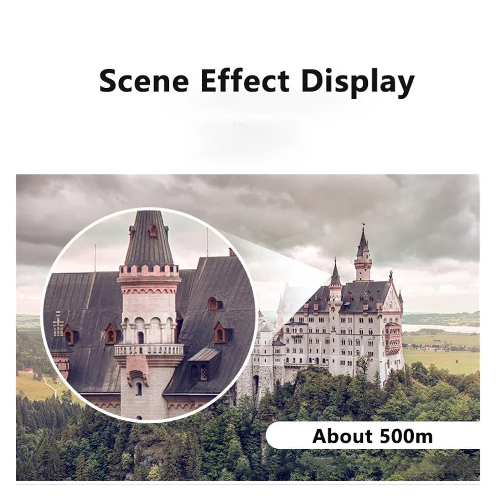 Teleskop HD 12x50 ED Lunety BAK4 Pryzmat IPX7 Wodoodporny Wypełniony Azotem Potężny Podróżny Polowanie Piesze Wycieczki Kempingowy Ostry Obraz Wyraźny Jasny