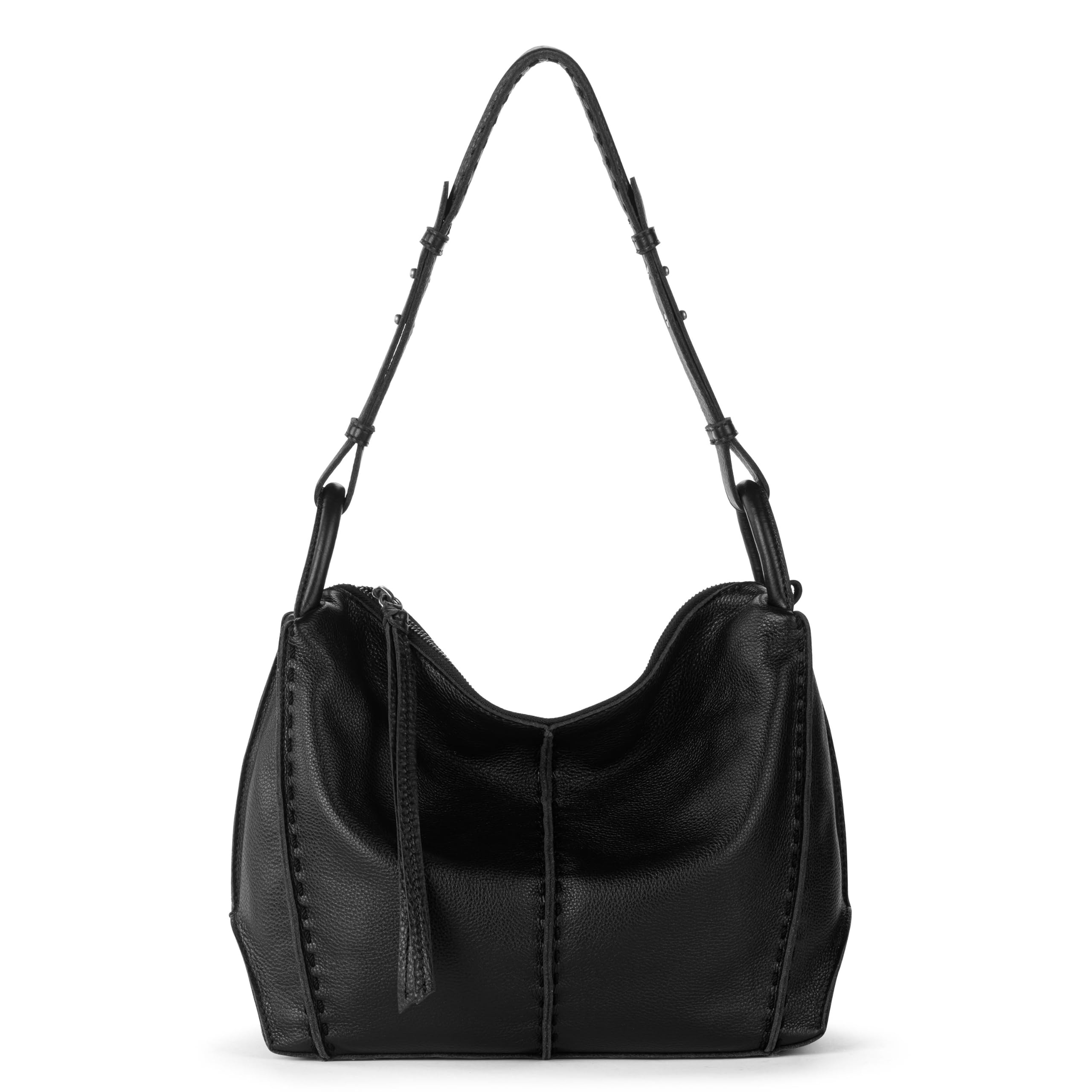 The Sak Los Feliz Hobo Purse - Premium Large Leather Women's Handbag for Everyday & Travel - Durable Purse With Zipper Pocket