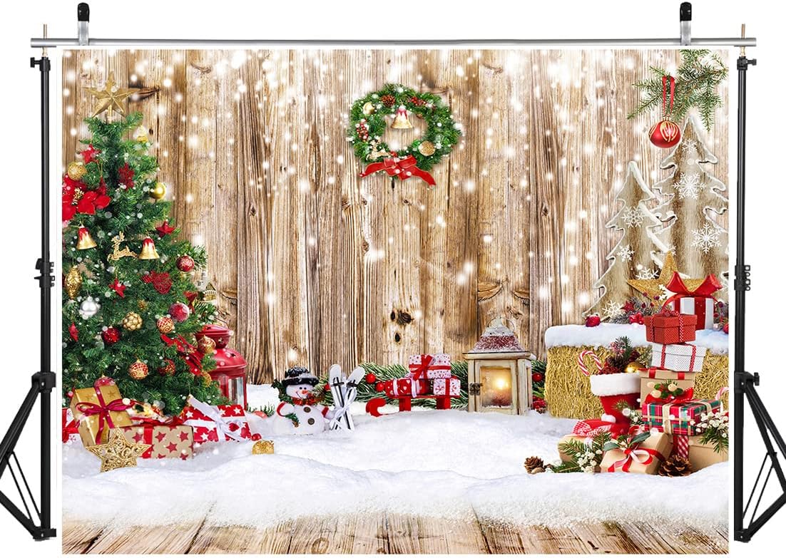 Alltten 8x6ft Christmas Backdrops for Photography Merry Christmas ...