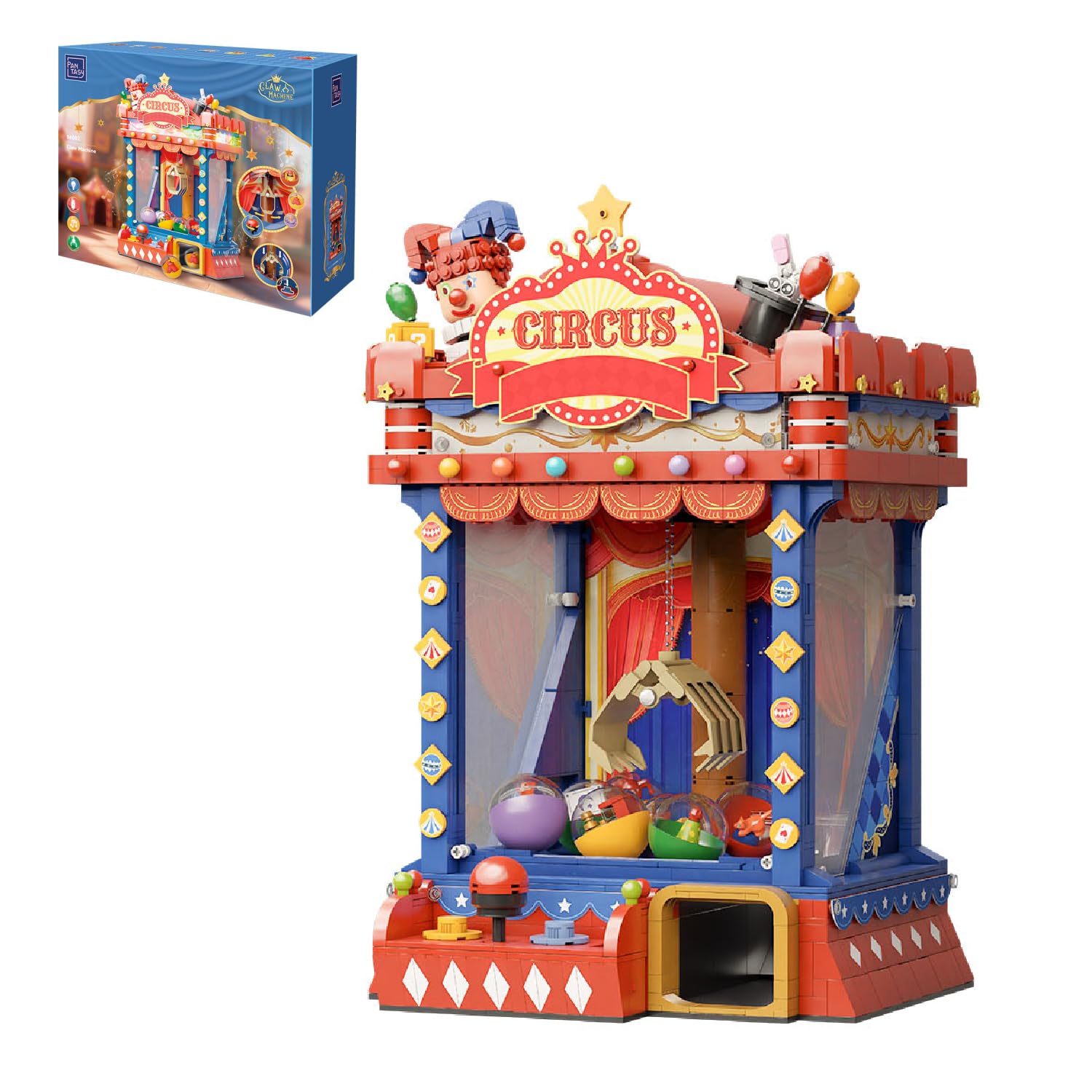 Amazon.com: PANTASY Retro Circus Claw Machine Building Kit, Arcade