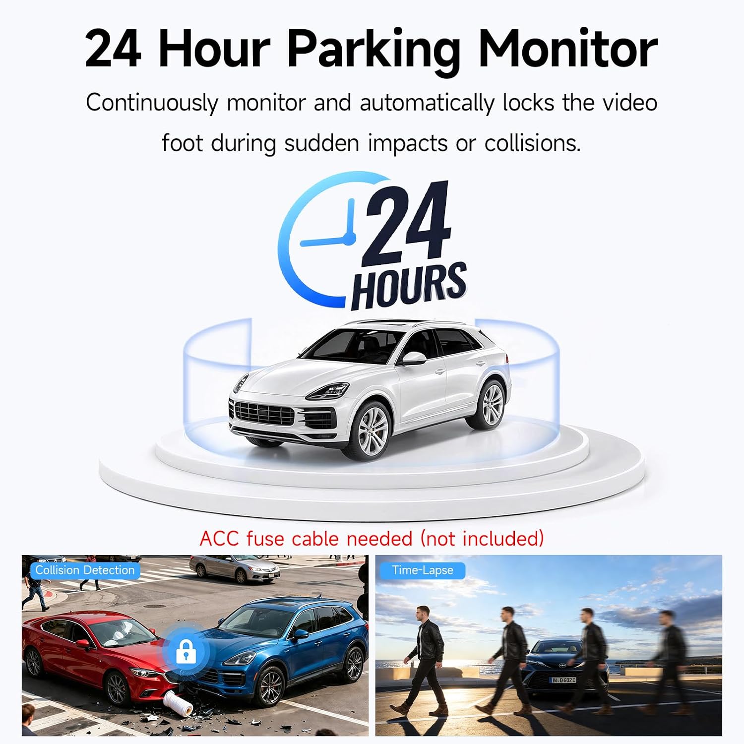 4K Dash Cam for Porsche Cayenne(E3) 2019-2026, Macan Electric 2024-2026 8 71XBweCmBcL. AC SL1500