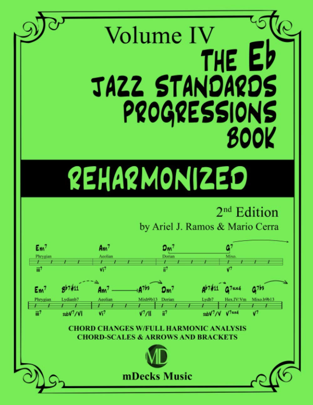 Livre Eb Jazz Progressions Vol 4 pour réinventer vos sessions de jam