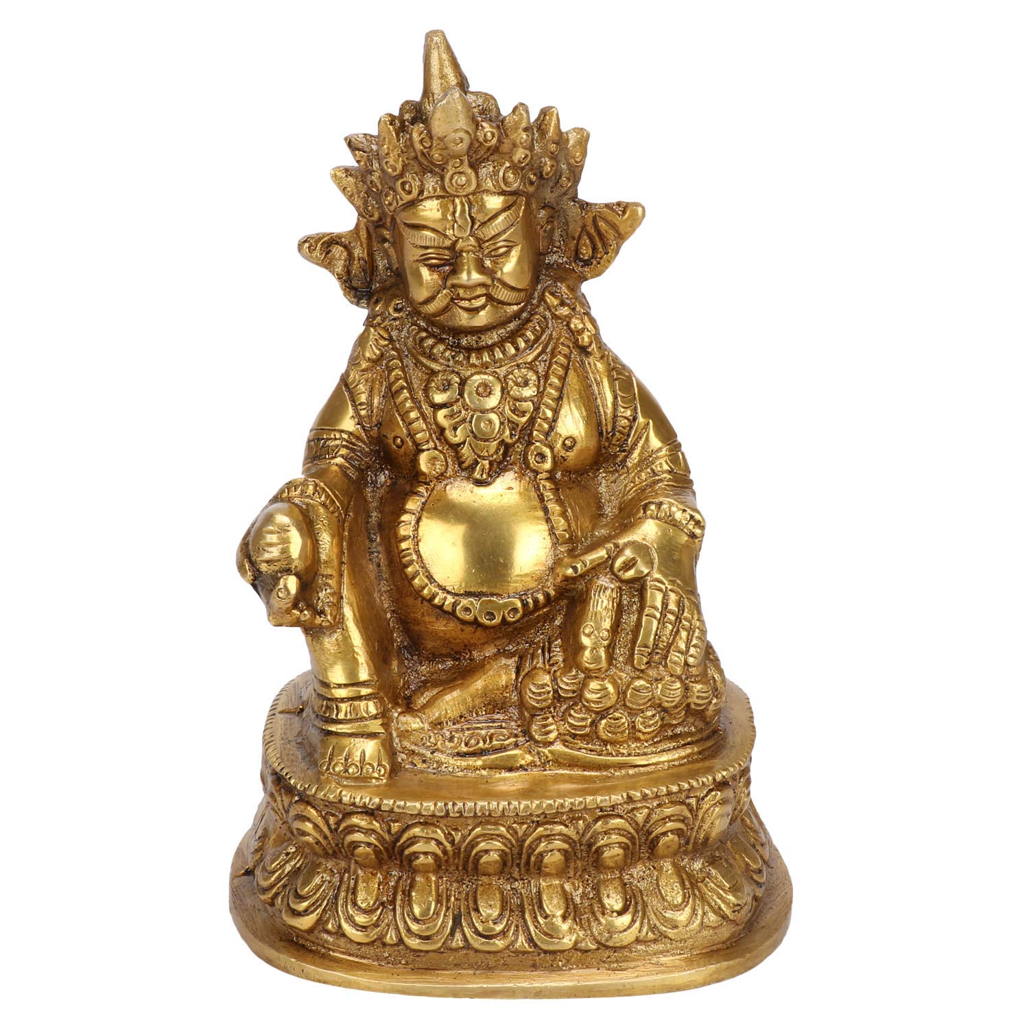 Lord Kuber Kuvera Wealth Hindu God Kubera Statue