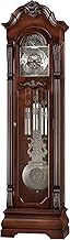 Howard Miller Fesler Grandfather Clock II, Wood Finish & Classic Style Arabic Numerals with Single Chime German Movement, Adjustable Levelers Pendulum Bob Floor Clocks for Bedroom & Living Room