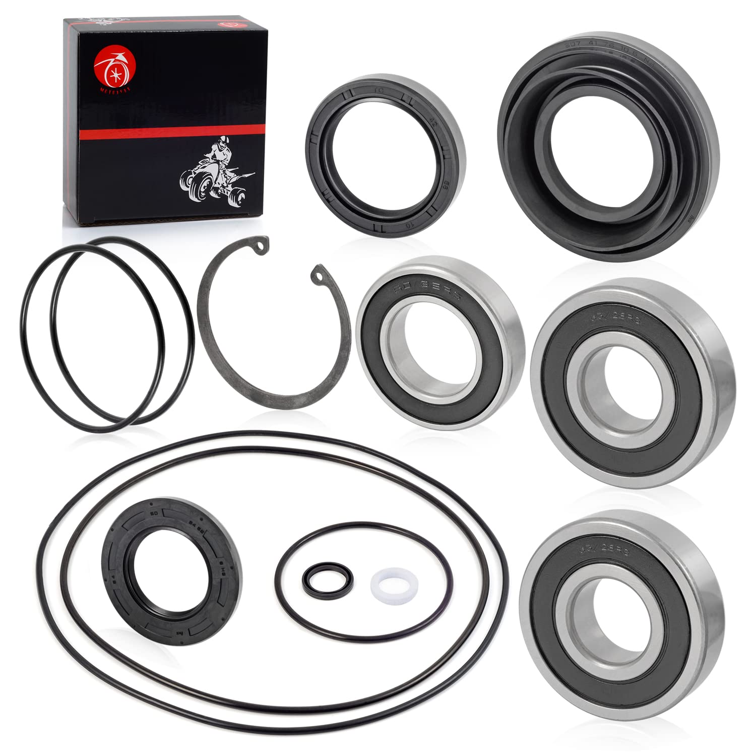 2-Pack Bearings For Honda TRX500FA FourTrax Foreman Rubi - Rear Axle main image 0