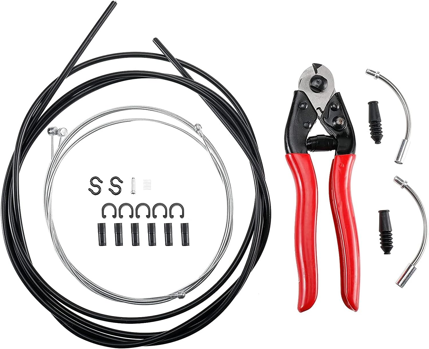 Amarine Made Bicycle Brake Cable Housing Kit with Shearing Forcep Including Bicycle