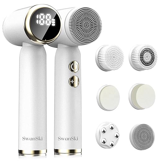 SwanSki Rechargeable Facial Cleansing Brush