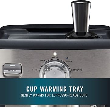 Calphalon BVCLECMP1 Temp iQ Espresso Machine with Steam Wand, Stainless