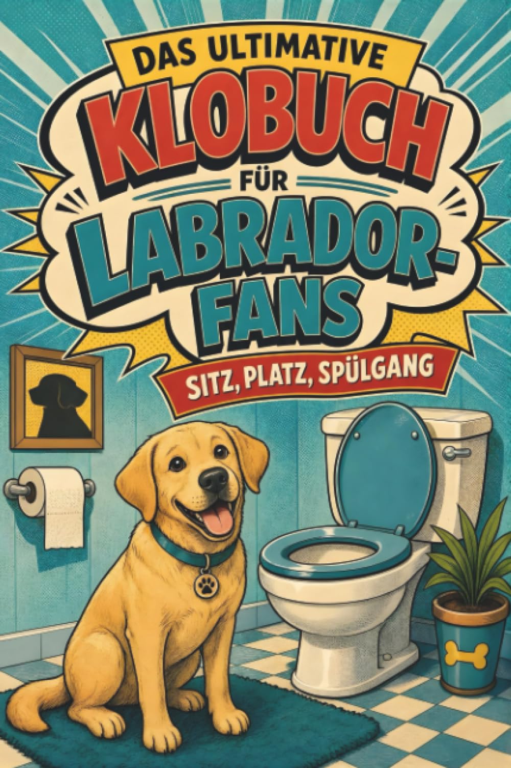 Das ultimative Klobuch für Labrador-Fans: Sitz, Platz, Spülgang. Lustiges Geschenk für Fans von Labradoren, Hunde und Welpen