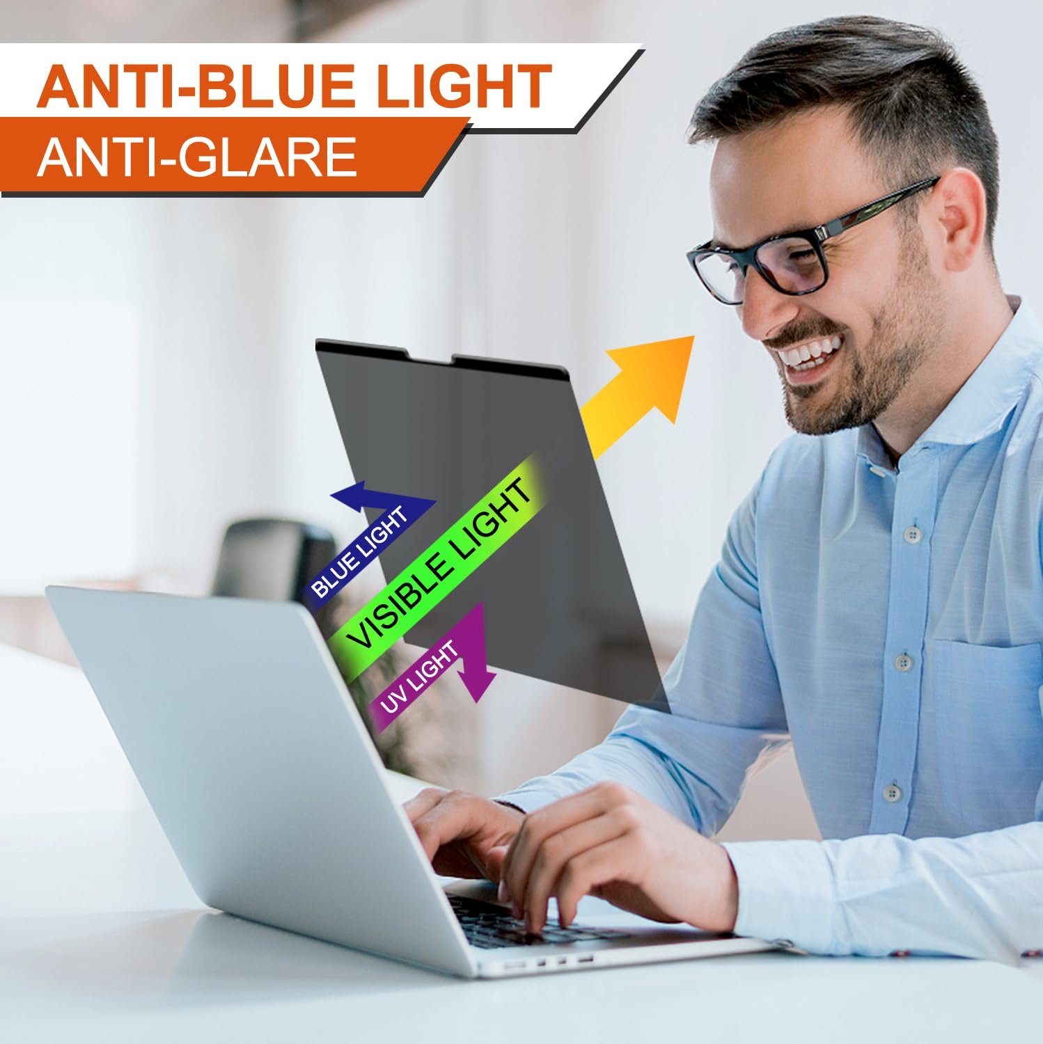 HaruYo Magnetico Filtro Privacy per MacBook Neo 13" A3404 A18 PRO | Protezione per la Privacy Anti Luce Blu e AntiGraffio, Anti-Spy Pellicola di Protezione