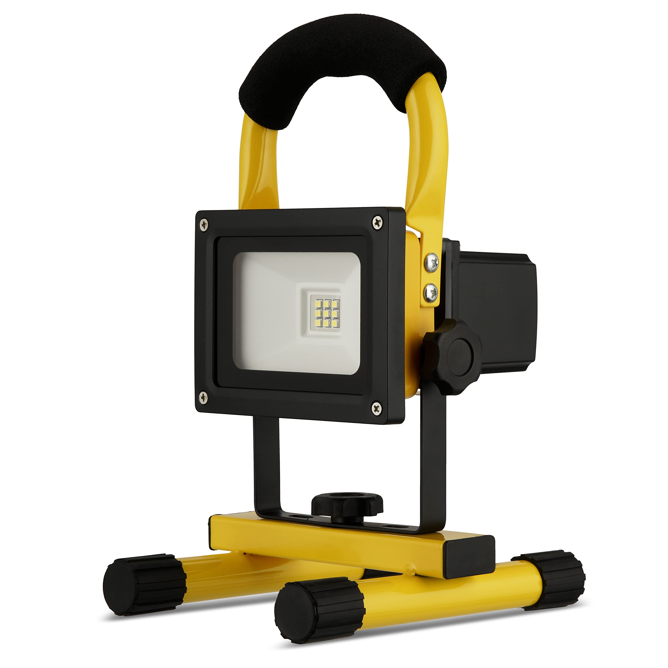 REV SPOT, lampa robocza LED z akumulatorem, 7 W, 600 lm, IP44, czarno-żółta