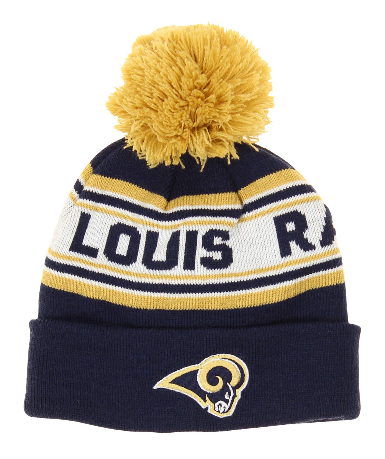 Outerstuff NFL Little Boys (4-7) Jacquard Cuffed Knit Hat, Los Angeles Rams One Size (4-7)