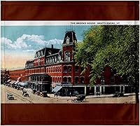 Vista 7 de 3dRose The Brooks House, Brattleboro, Vermont with Antique Cars 22x30 Bath Hand Pool Towel