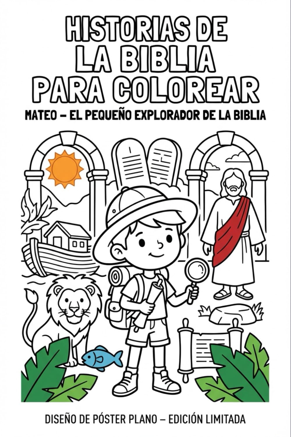 Historias de la Biblia para Colorear