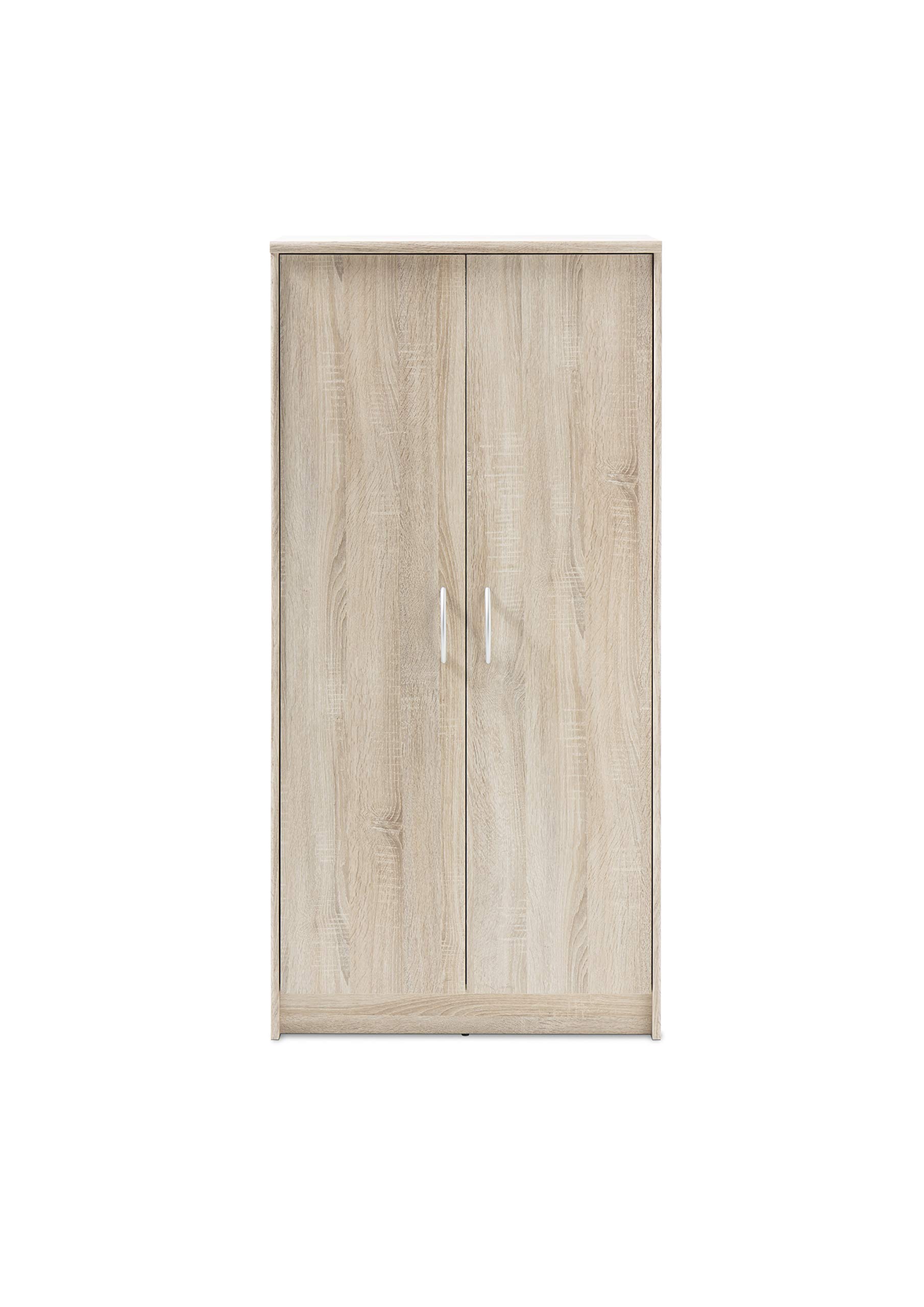 Stella Trading Hochschrank Kleiderschrank Eiche Sonoma Nachbildung, BxHxT 72x148x35 cm