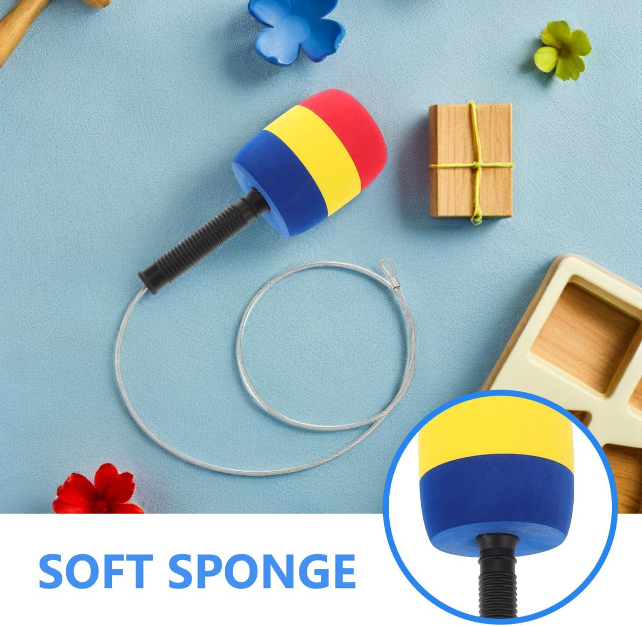 Totority Sponge Hammer Game Toy, Soft Foam Mallet for Interactive Play | Soft Sponge Hammer with Lightweight Design for Interactive Games, Party Activities, Pretend Play and Family Entertainment
