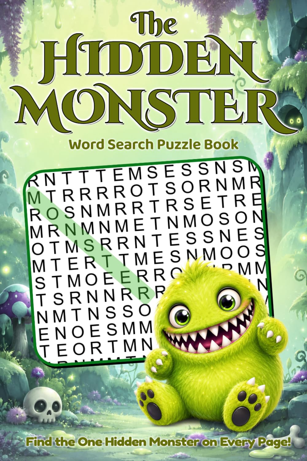 The Hidden Monster: A Find-One-on-Every-Page Word Search Book