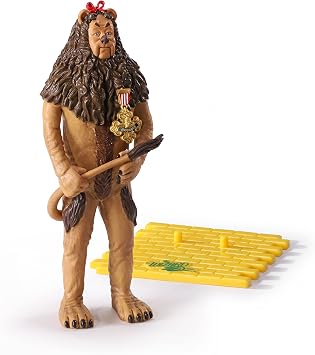 BendyFigs The Noble Collection The Wizard of Oza Cowardly Liona