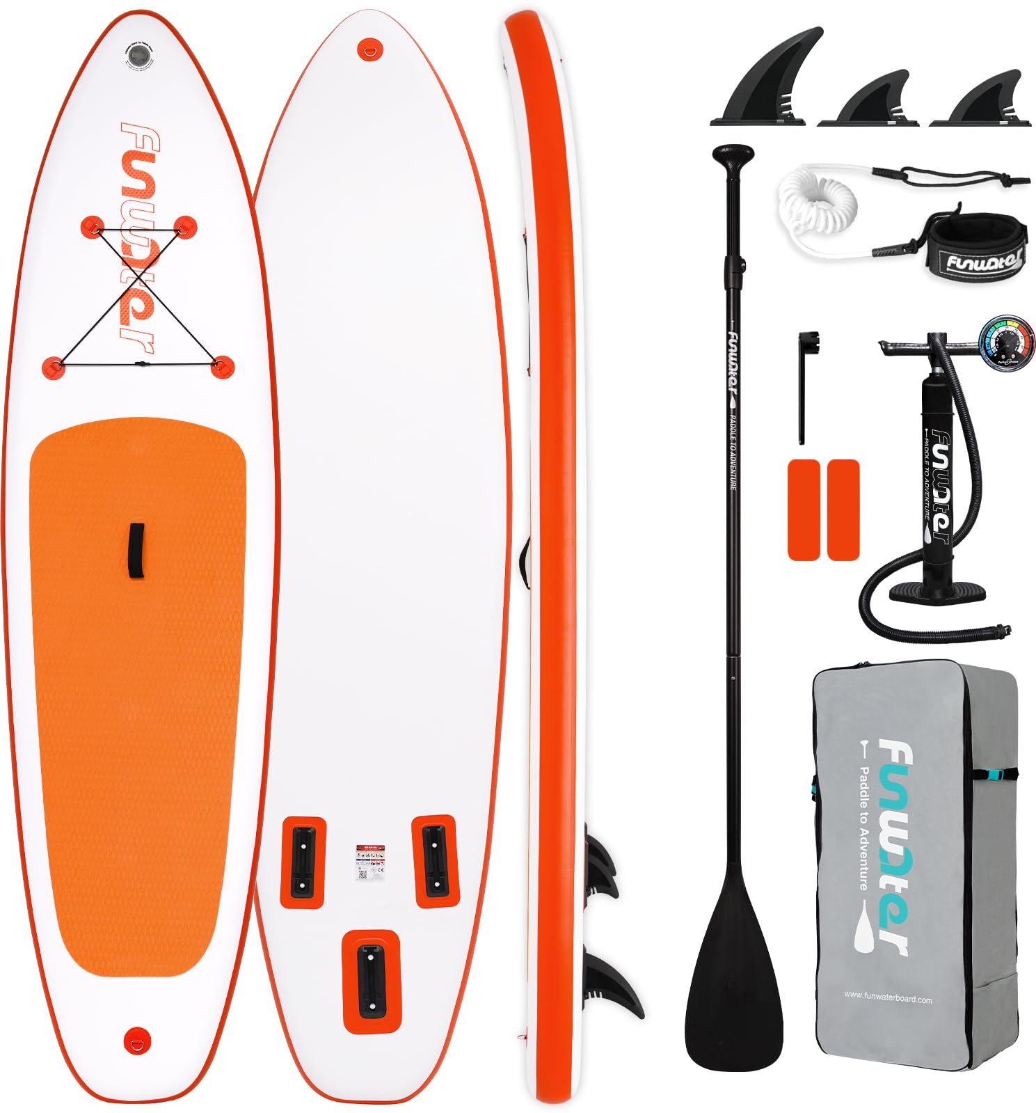 FunWater Tavola SUP Gonfiabile Ultra Leggera - Accessori Com