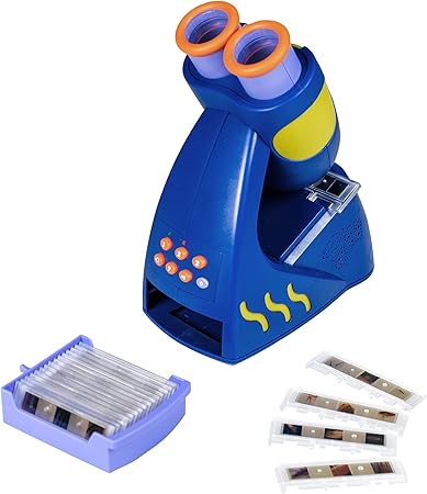 Educational Insights GeoSafari Jr. Talking Kids Microscope, Preschool STEM Toy, Featuring Bindi Irwin, Microscope for Kids, Gift for Toddlers Ages 3+