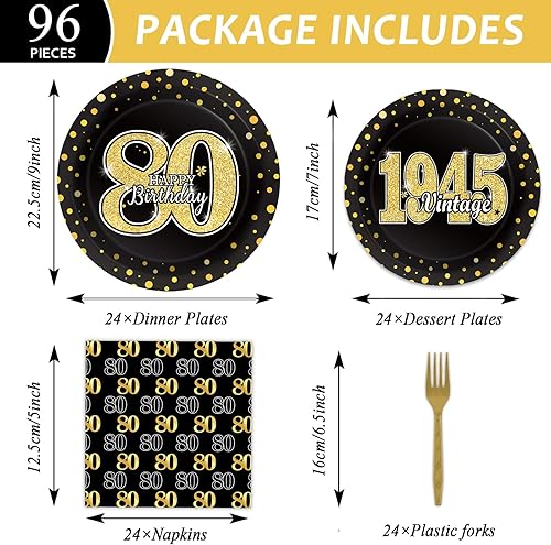 Vista 288 de ZOIIWA - Juego vajilla desechable 96 piezas de Little Boo para baby shower, suministros fiesta fantasmas para 24 invitados, platos, servilletas