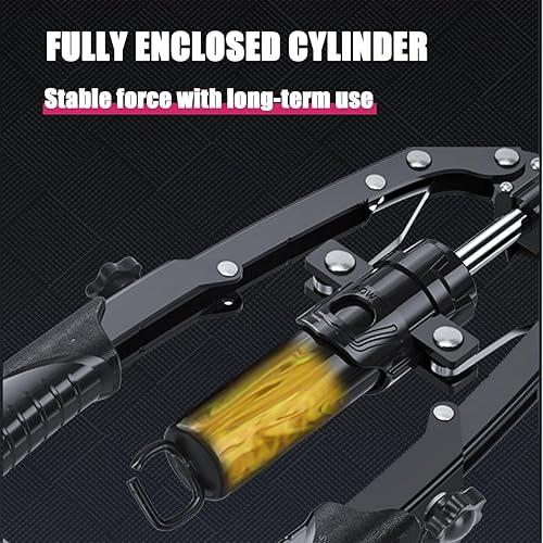 Miniatura 7 de Mymus CoreFlex Twister Pro, expansor de pecho 2 en 1 y fortalecedor de antebrazo con rueda de rodillo abdominal, equipo de gimnasio en casa para la