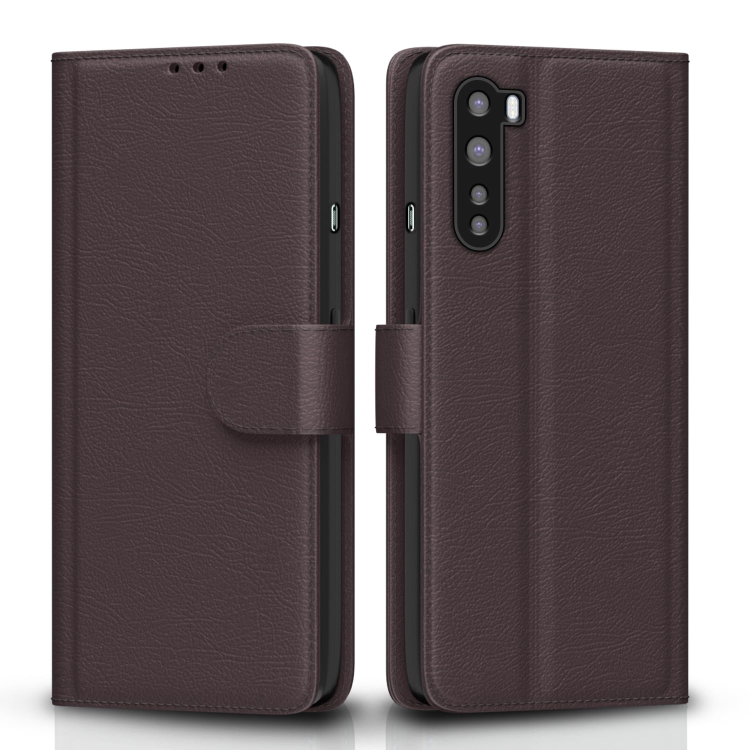 OnePlus Nord Flip Case - Leather & TPU Protection -1
