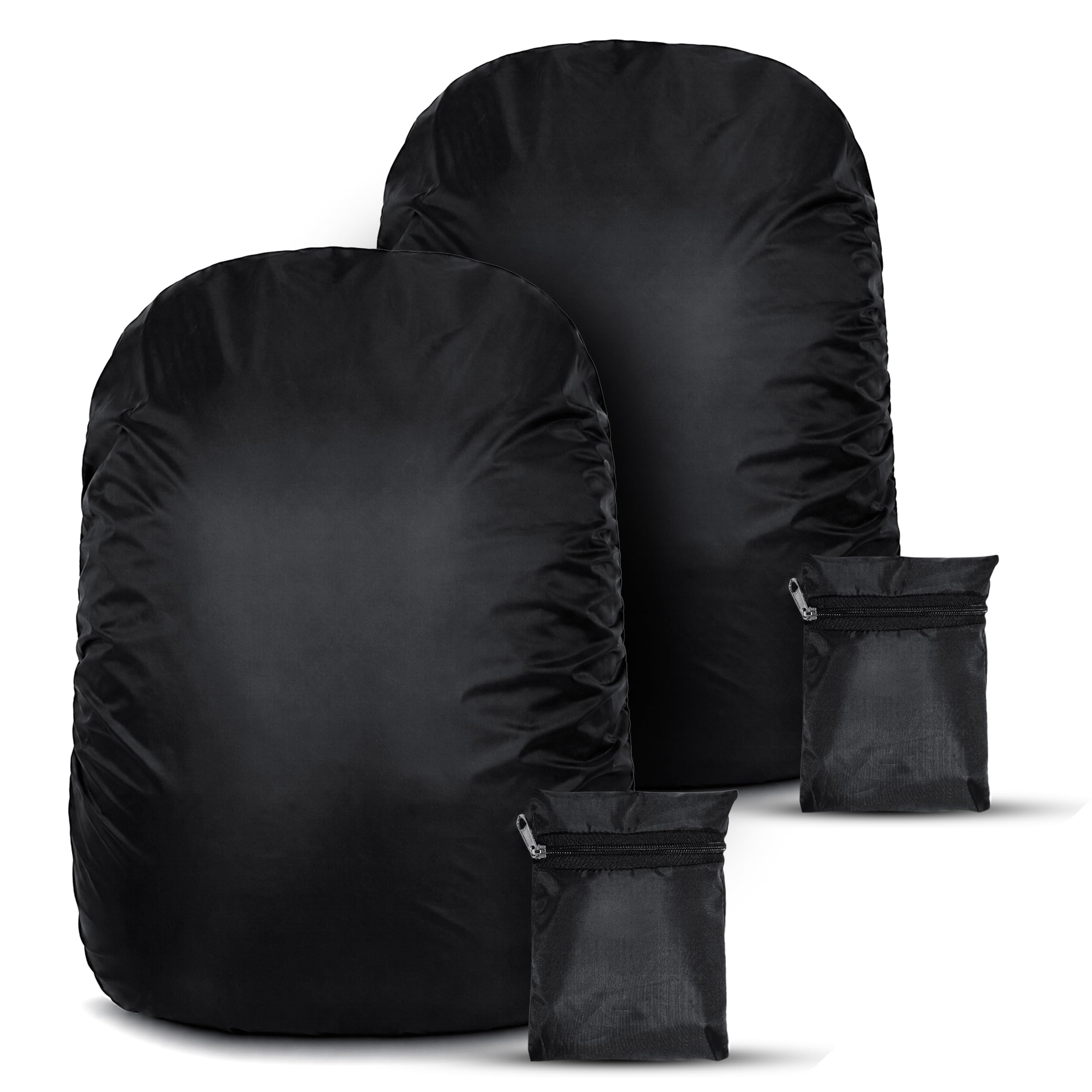 NISUN 2 Pack Dust & Rain Cover for Standard Backpack (30L–35L), Black | Waterproof, Dustproof, Elastic Fit, Adjustable Buckle, Lightweight, Reusable, Suitable for Hiking, Trekking, Camping & Travel-image-25
