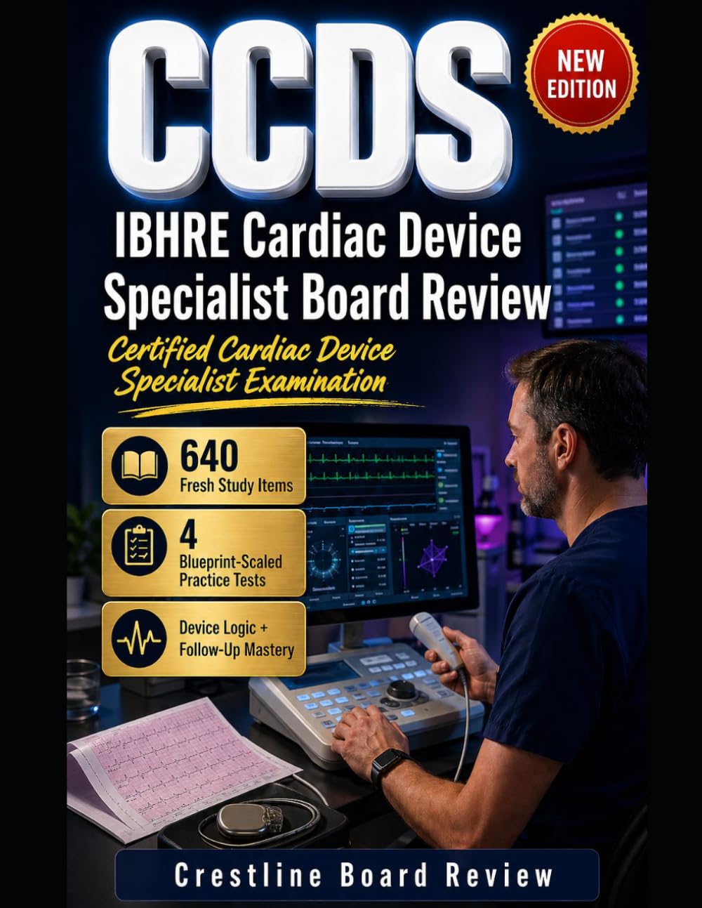 IBHRE CCDS CARDIAC DEVICE SPECIALIST BOARD REVIEW: BLUEPRINT PRACTICE, DEVICE LOGIC, AND FOLLOW-UP MASTERY FOR CERTIFICATION