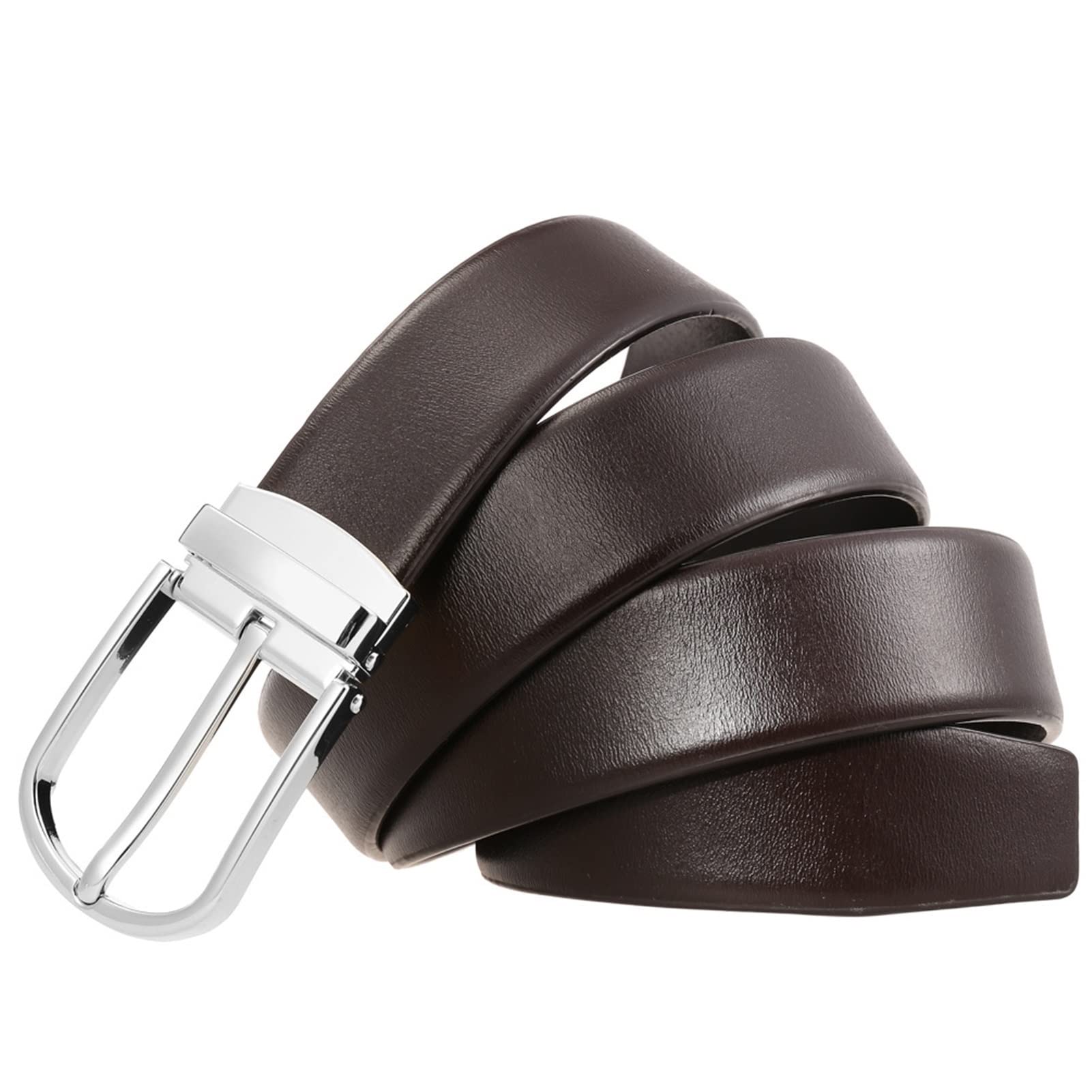Cinturón ajustable de cuero genuino, Cinturón de cuero for hombre Hebilla antirrayas con hebilla antirrayas Pretina con hebilla de aleación ajustable ancha for jeans Correa Cinturón clásico(Gray,Lengt